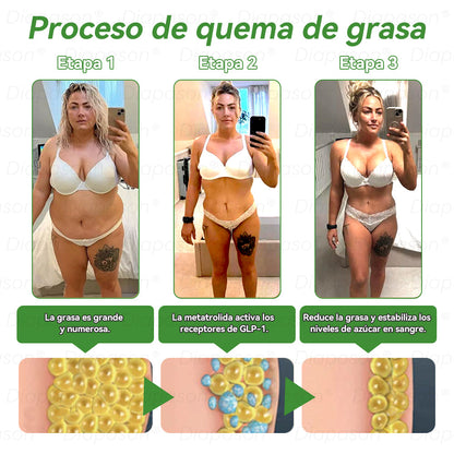 Tienda Oficial🍀 | 𝐃𝒊𝓪𝐩𝓪𝙨𝐨𝒏®Ｇ𝖫𝑃-𝟏 𝑆𝑖𝑒𝑡𝑒 𝑒𝑛 𝑢𝑛𝑜 𝑆𝑜𝑙𝑢𝑐𝑖ó𝑛 𝑃𝑎𝑟𝑎 𝑙𝑎 𝑆𝑎𝑙𝑢𝑑 𝐿í𝑞𝑢𝑖𝑑𝑜 𝑂𝑟𝑎𝑙(Solo una vez al día, cambios visibles en 7 días) Para obesidad, salud cardiovascular, diabetes, apnea del sueño, salud intestinal, problemas articulares y más