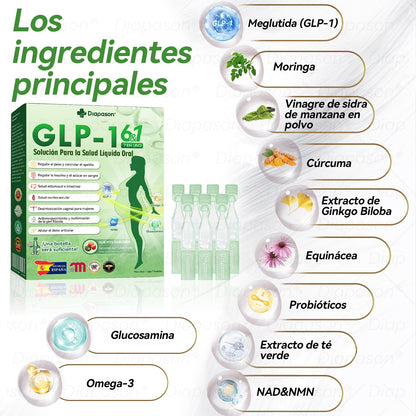 Tienda Oficial🍀 | 𝐃𝒊𝓪𝐩𝓪𝙨𝐨𝒏®Ｇ𝖫𝑃-𝟏 𝑆𝑖𝑒𝑡𝑒 𝑒𝑛 𝑢𝑛𝑜 𝑆𝑜𝑙𝑢𝑐𝑖ó𝑛 𝑃𝑎𝑟𝑎 𝑙𝑎 𝑆𝑎𝑙𝑢𝑑 𝐿í𝑞𝑢𝑖𝑑𝑜 𝑂𝑟𝑎𝑙(Solo una vez al día, cambios visibles en 7 días) Para obesidad, salud cardiovascular, diabetes, apnea del sueño, salud intestinal, problemas articulares y más