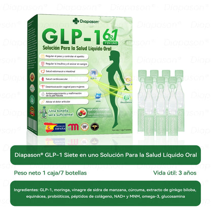Tienda Oficial🍀 | 𝐃𝒊𝓪𝐩𝓪𝙨𝐨𝒏®Ｇ𝖫𝑃-𝟏 𝑆𝑖𝑒𝑡𝑒 𝑒𝑛 𝑢𝑛𝑜 𝑆𝑜𝑙𝑢𝑐𝑖ó𝑛 𝑃𝑎𝑟𝑎 𝑙𝑎 𝑆𝑎𝑙𝑢𝑑 𝐿í𝑞𝑢𝑖𝑑𝑜 𝑂𝑟𝑎𝑙(Solo una vez al día, cambios visibles en 7 días) Para obesidad, salud cardiovascular, diabetes, apnea del sueño, salud intestinal, problemas articulares y más