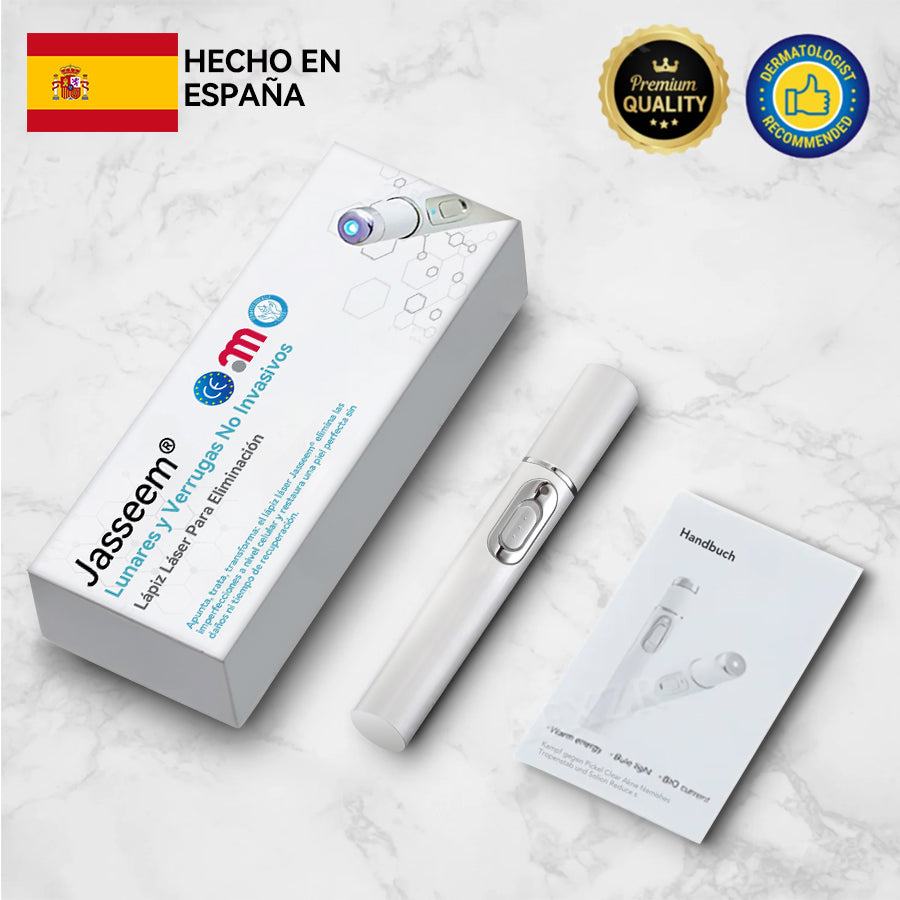 𝐉𝐚𝐬𝐬𝐞𝐞𝐦® Lápiz Láser de Grado Médico 🎁🎁 (Tecnología Láser de Dióxido de Carbono – Eficaz para Eliminar Lunares, Verrugas, Excesos de Piel, Manchas de Pigmentación y Otros Defectos de la Piel)